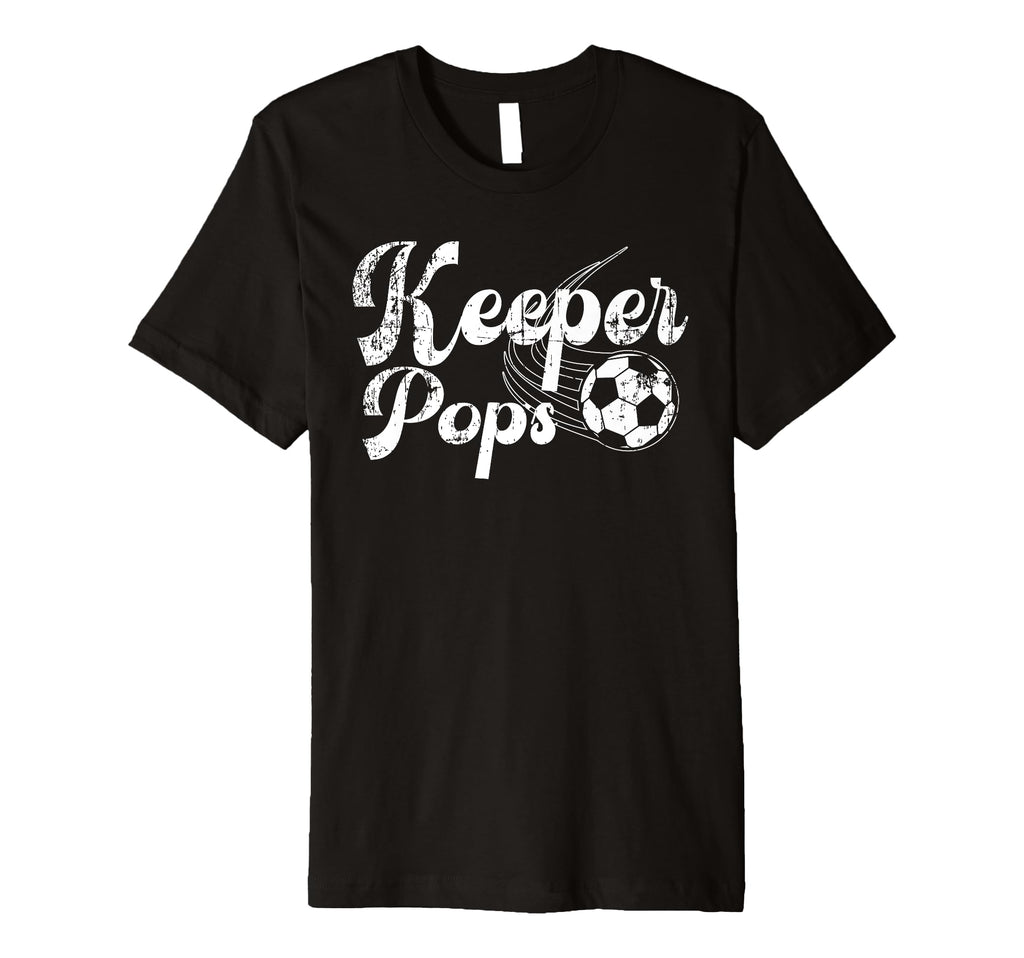 Mens Soccer Keeper Pops Soccer T-Shirt - Aesthetic Graphic Unisex