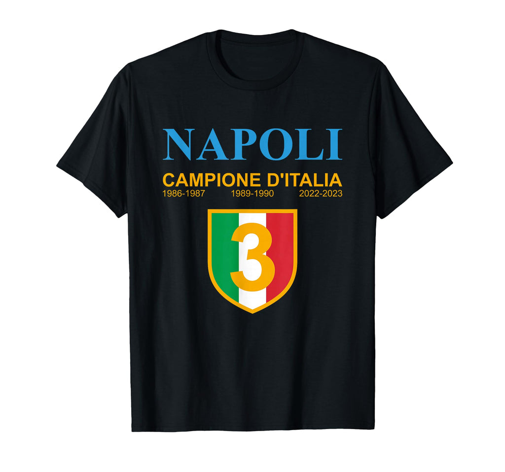 Naples 2022 2023 Italy Champion T-Shirt - Custom Art Print Men Women