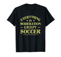 Everything Moderation Except Soccer T-Shirt - Custom Art Print Men Women