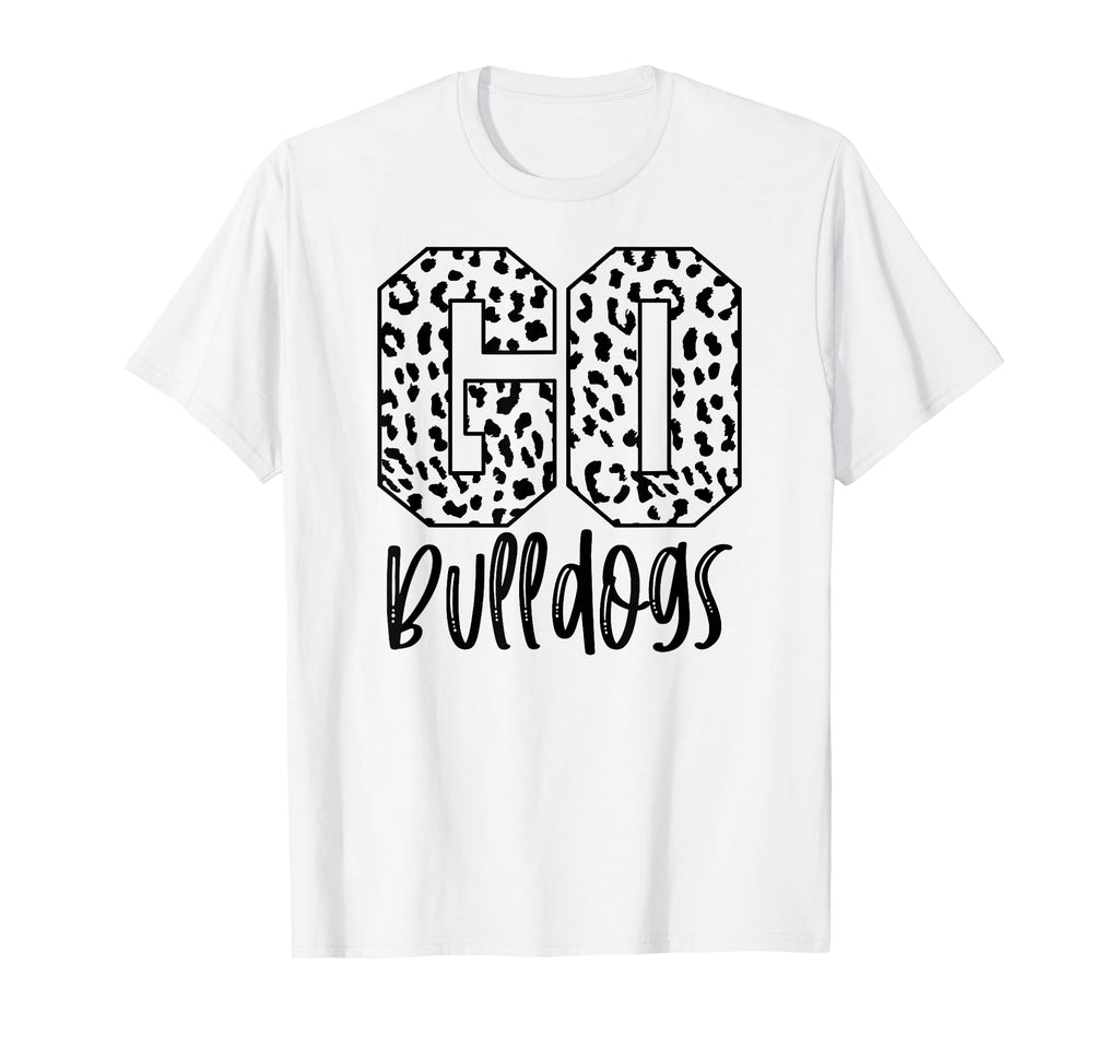 Bulldogs Team Mascot School Spirit Game T-Shirt - Unique Graphic Unisex