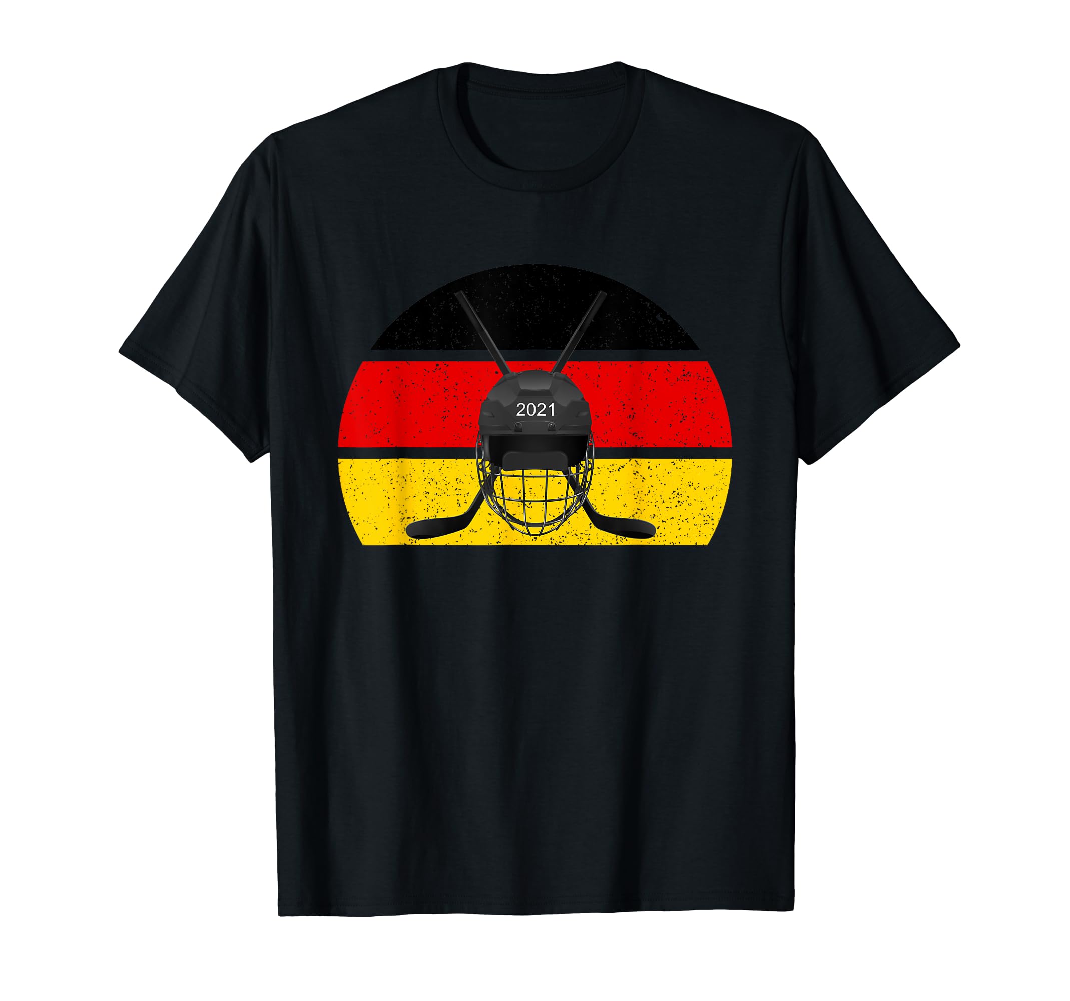 Germany Ice Hockey 2021 Goalkeeper Helmet T-Shirt - Unique Graphic Unisex