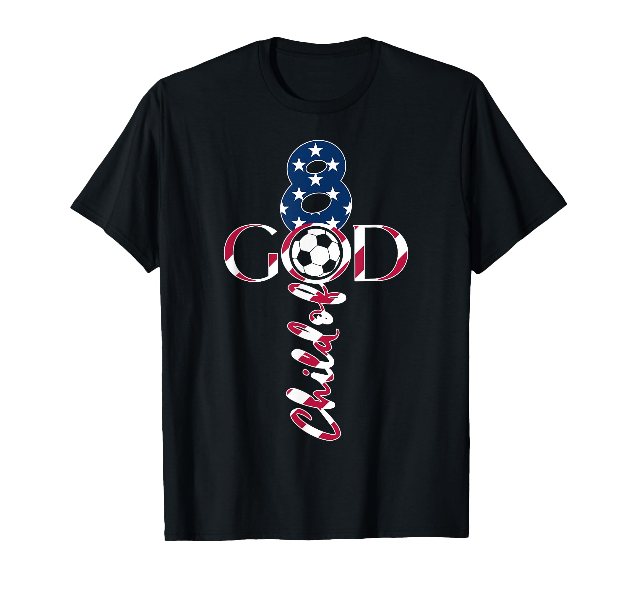 Jesus 8 Years Child God Soccer 8Th T-Shirt - Minimalist Print Unisex