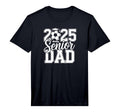 Mens Senior Soccer Dad 2025 Team T-Shirt - Fun Novelty Design Men Women