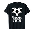 Soccer Tutu Funny Soccer Heart Grandma T-Shirt - Custom Art Print Unisex