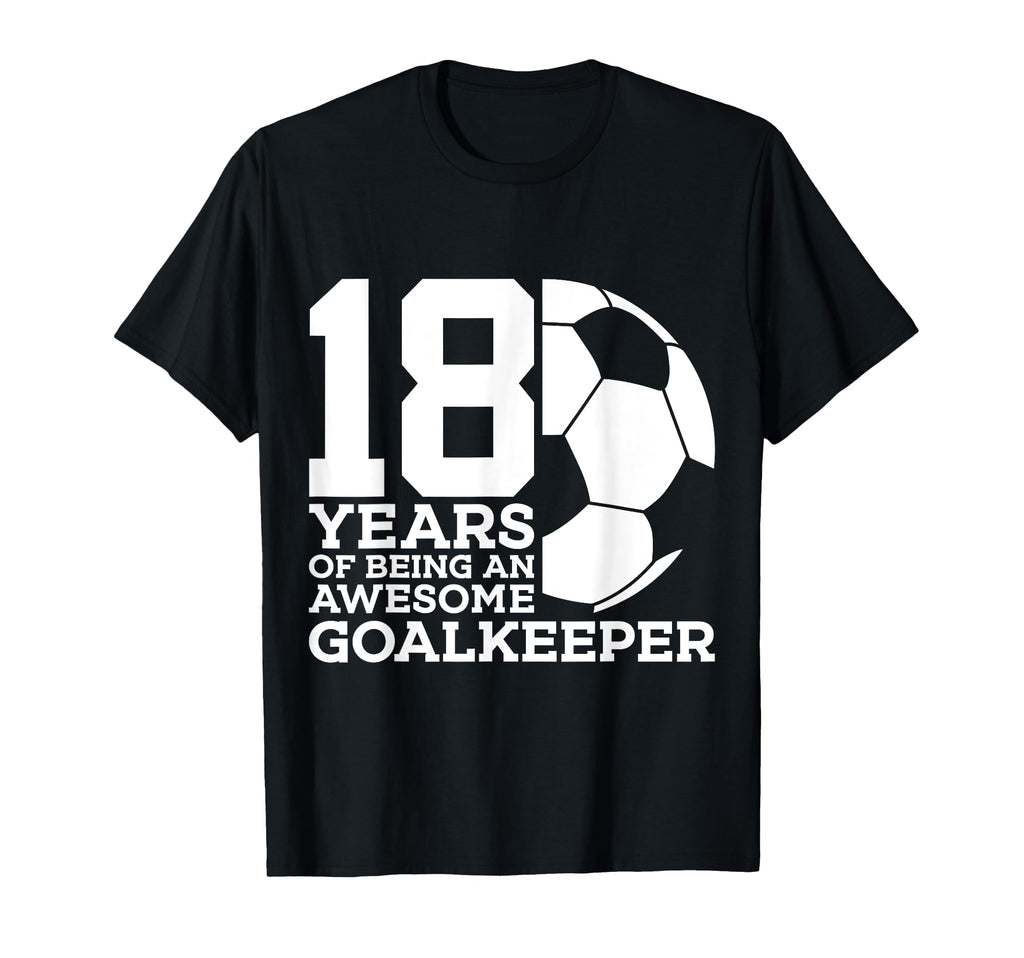 Soccer 18 Years Awesome Soccer T-Shirt - Aesthetic Graphic Unisex