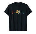 Soccer Heartbeat Soccer Player T-Shirt - Graphic Print for Adults
