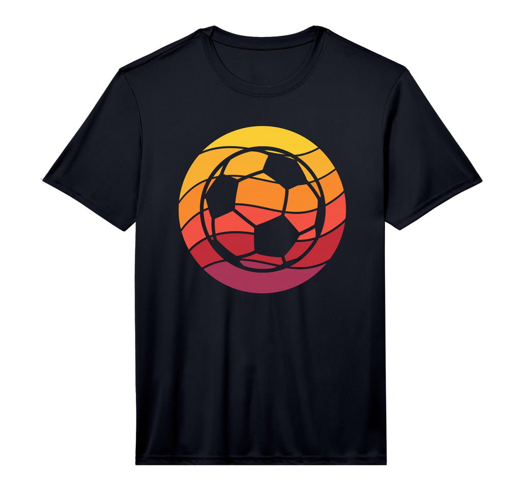 Soccer Ball Performance T-Shirt - Fun Novelty Design Men Women