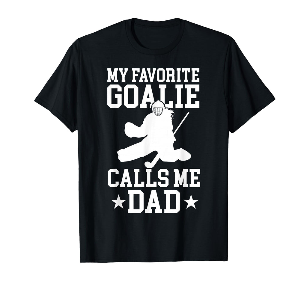 Proud Field Hockey Goalie Dad Field T-Shirt - Novelty Apparel for Adults