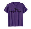 Zebra Heartbeat T-Shirt - Fun Novelty Design Unisex