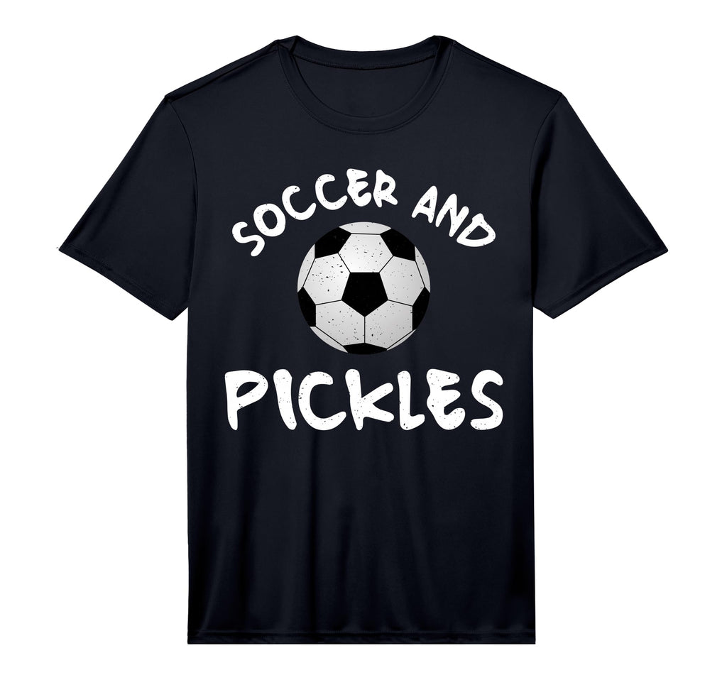 Soccer And Pickles Performance T-Shirt - Minimalist Print Men Women