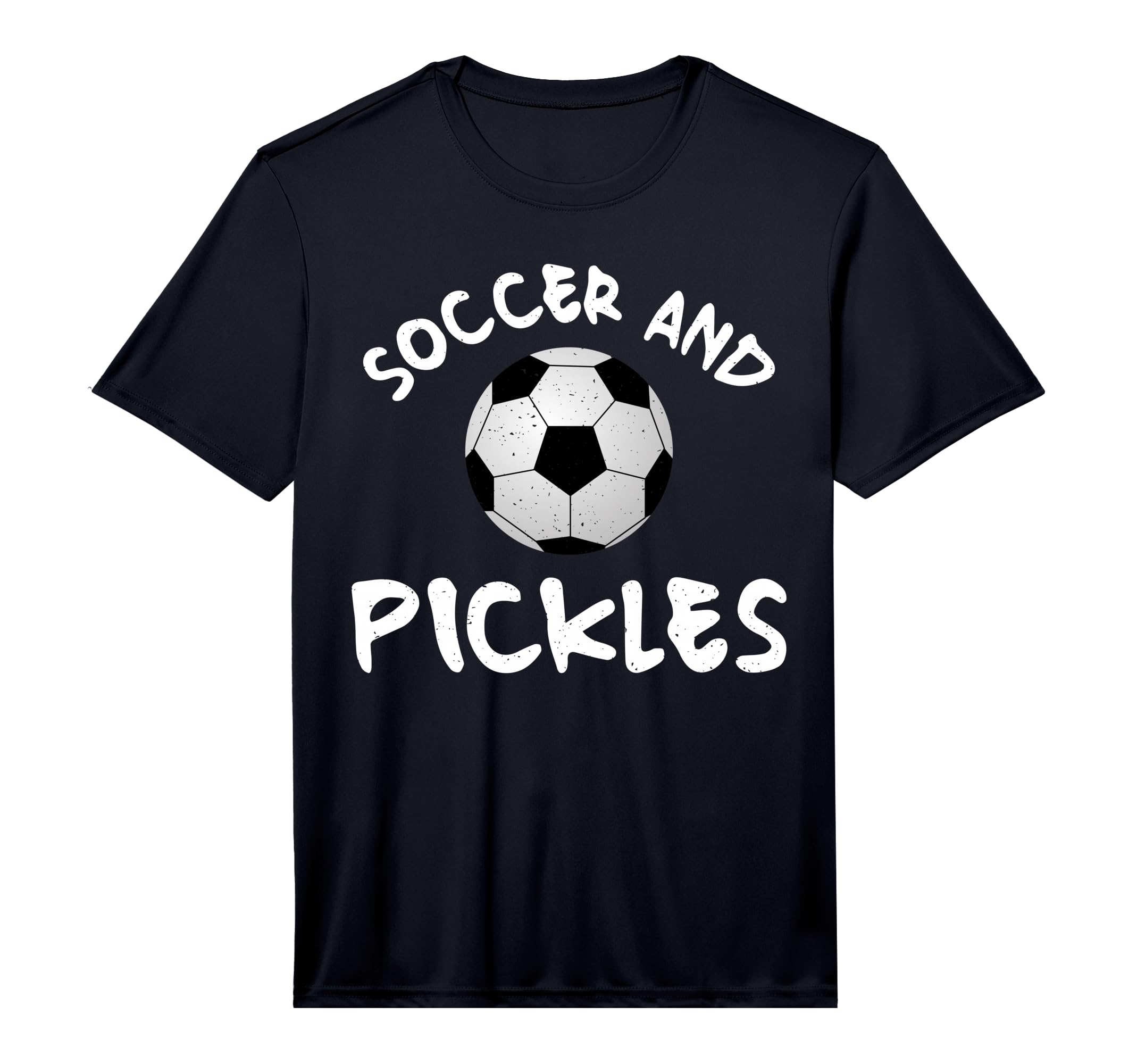 Soccer And Pickles Performance T-Shirt - Minimalist Print Men Women