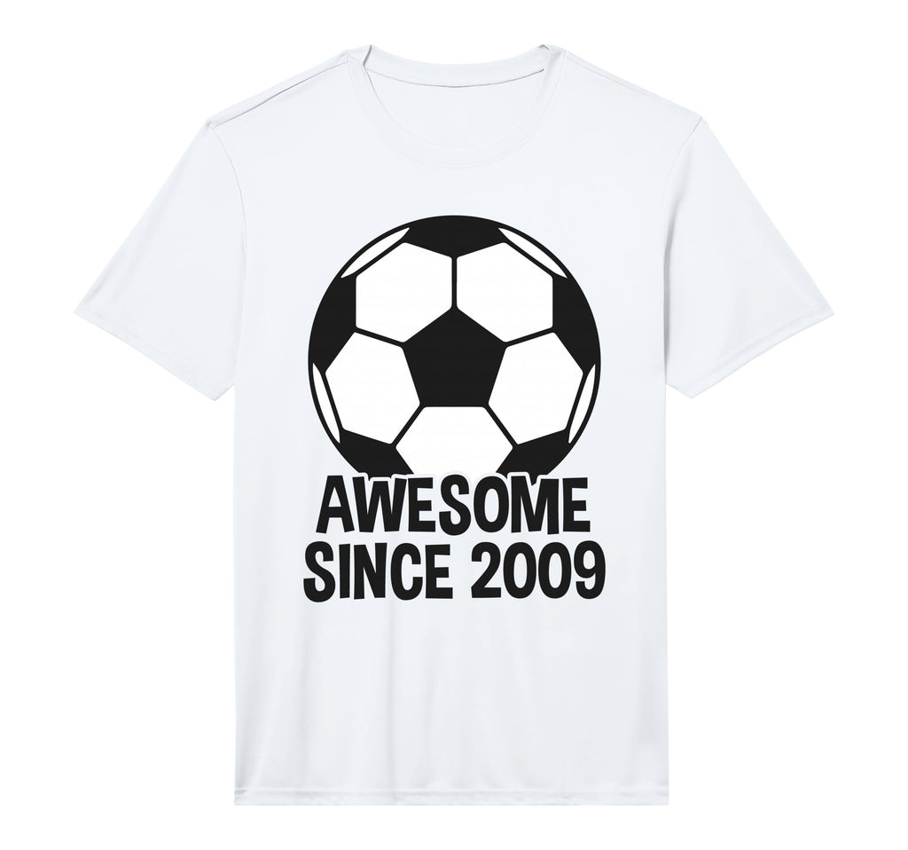 Mens Awesome Since 2009 17Th T-Shirt - Streetwear Style for Adults