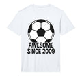Mens Awesome Since 2009 17Th T-Shirt - Streetwear Style for Adults