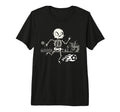 Skeleton Soccer Halloween Sport T-Shirt - Fun Novelty Design for Adults