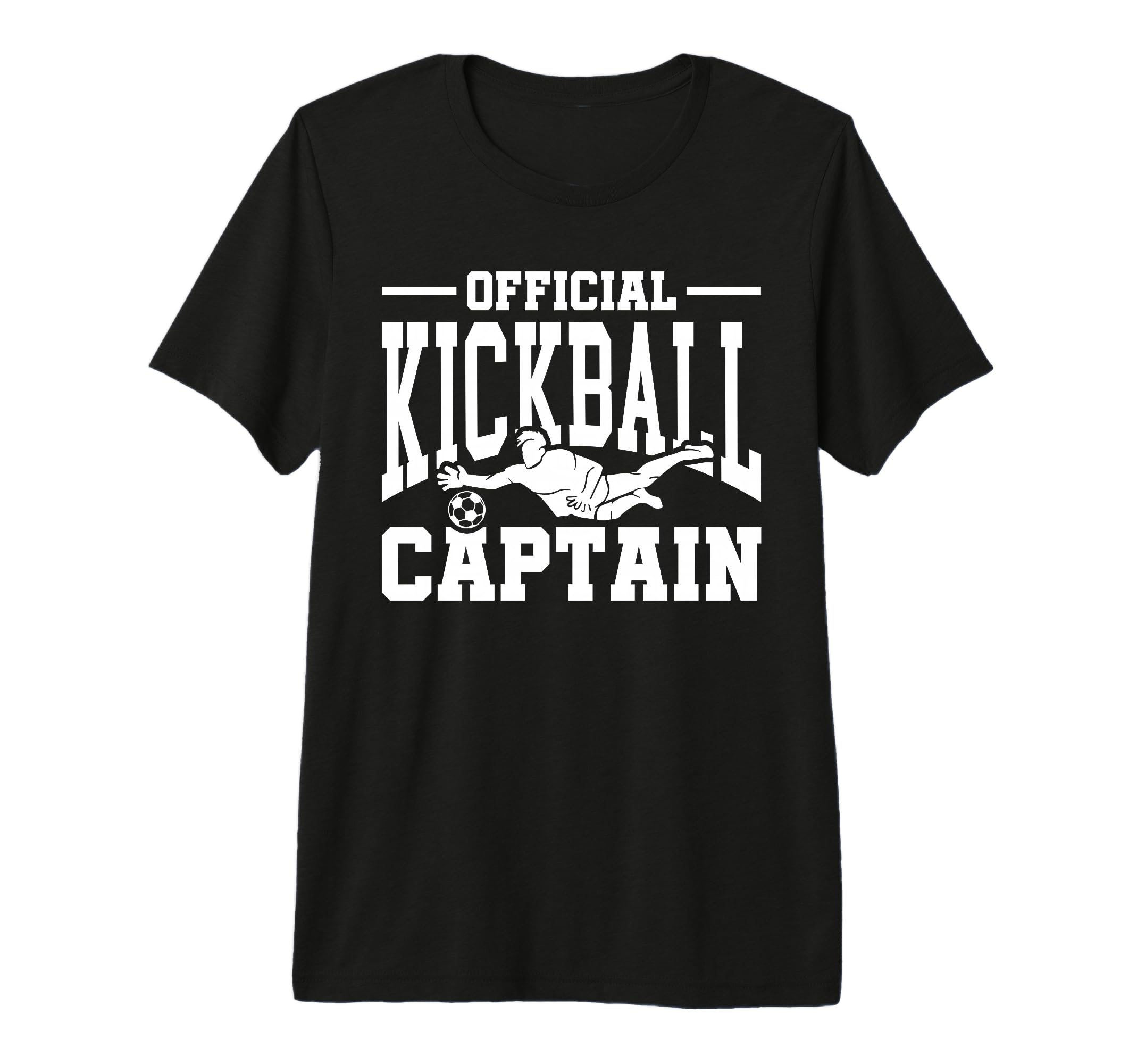 Kickball Captain Soccer Baseball Kick T-Shirt - Streetwear Style Men Women