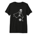 Skeleton Soccer Funny Halloween Party T-Shirt - Unique Graphic Unisex