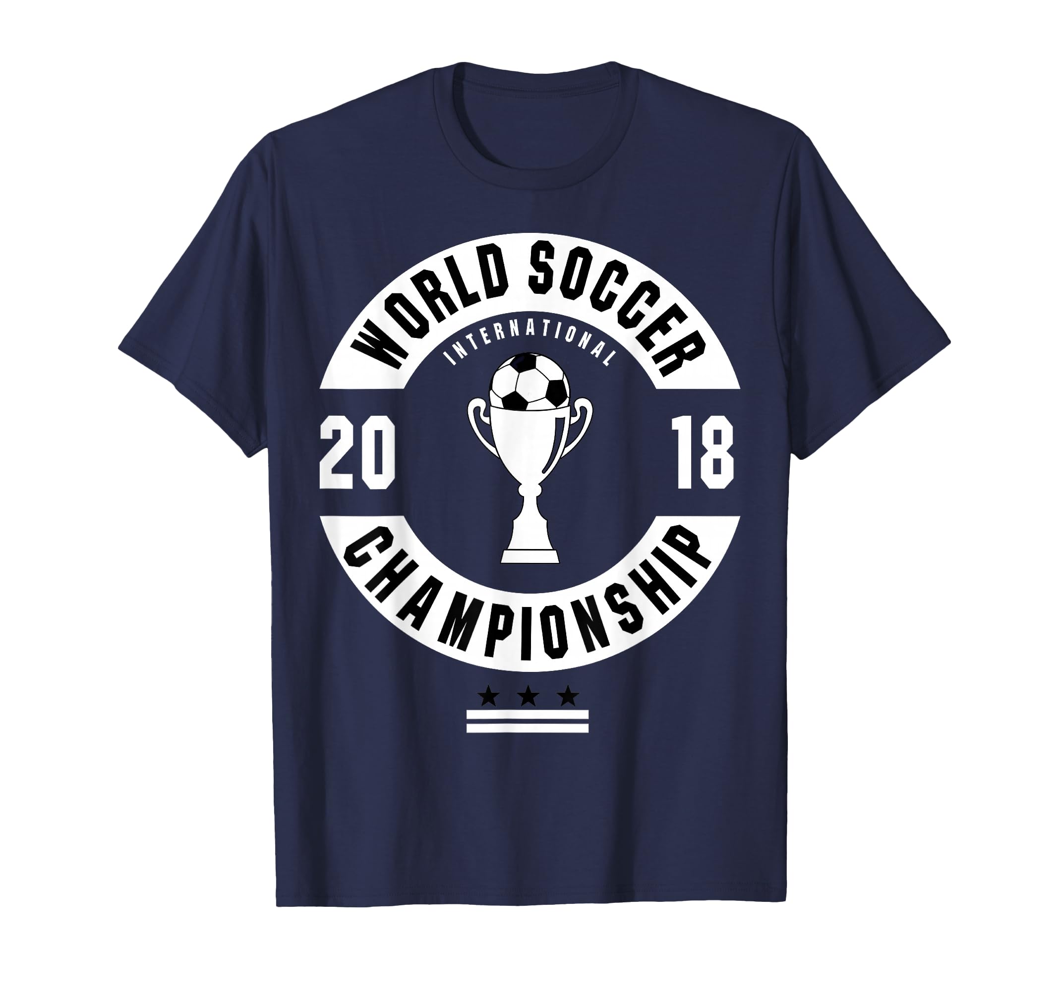 World Soccer Championship Trophy T-Shirt - Streetwear Style for Adults