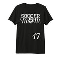Soccer Mom Jersey Number 17 Favorite T-Shirt - Custom Art Print Men Women