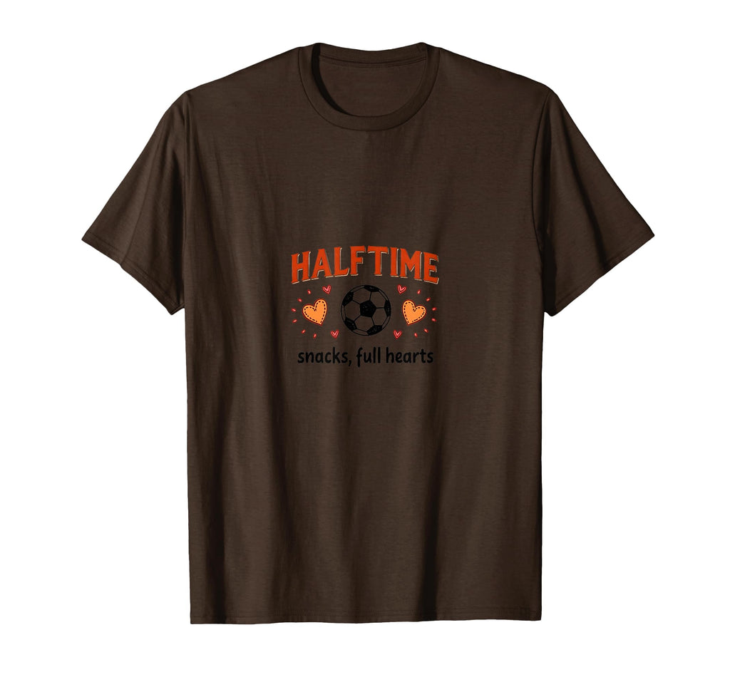 Halftime Snacks Full Hearts Soccer Mom T-Shirt - Aesthetic Graphic Unisex