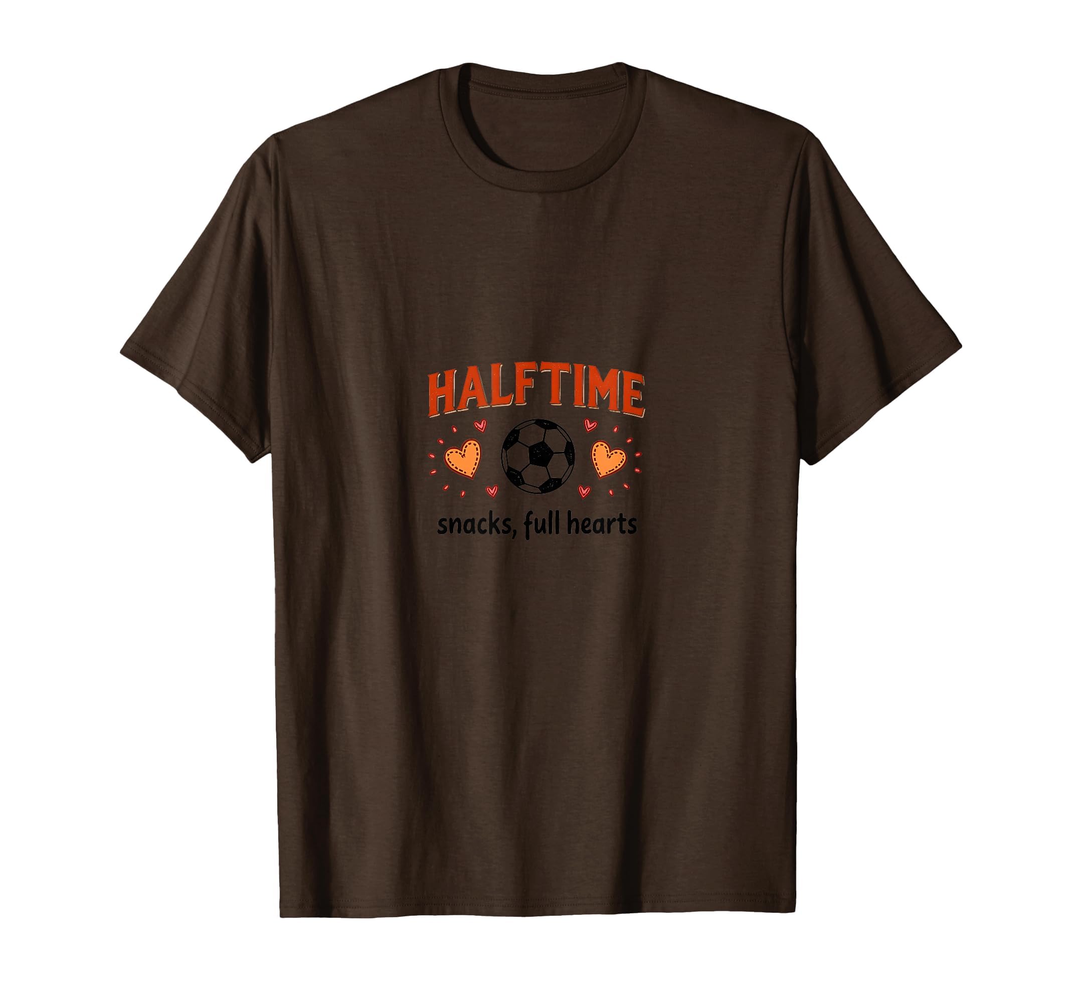 Halftime Snacks Full Hearts Soccer Mom T-Shirt - Aesthetic Graphic Unisex