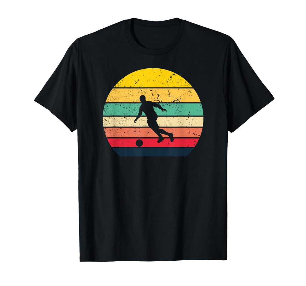 Sunset Football Soccer T-Shirt - Novelty Apparel Men Women