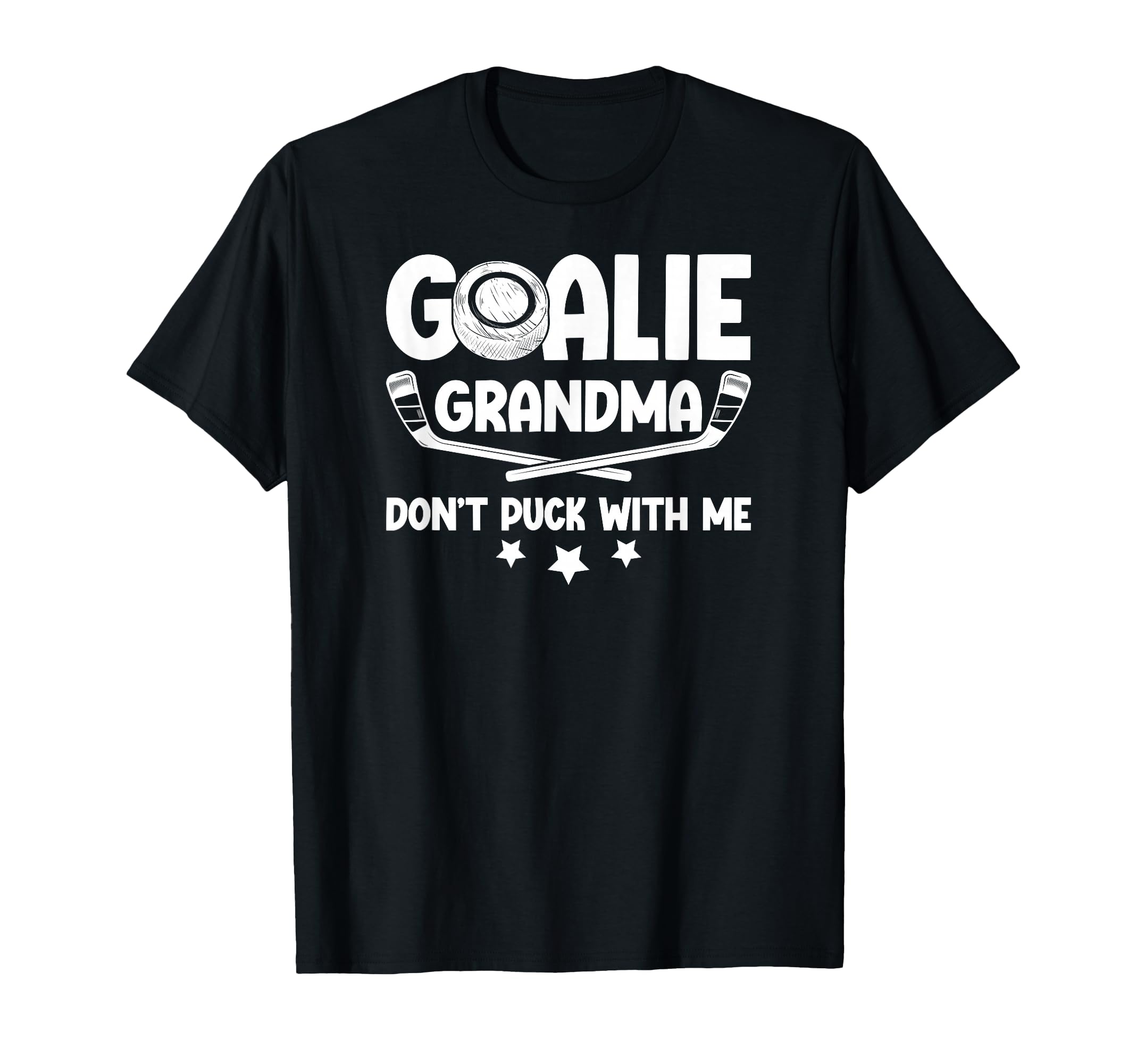 Hockey Goalie Grandma Funny Ice T-Shirt - Custom Art Print for Adults