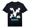 Field Goal Letter Manuel Alphabet T-Shirt - Aesthetic Graphic Unisex