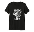 Mom Life Heart Funny Soccer Hockey Mom T-Shirt - Custom Art Print Unisex
