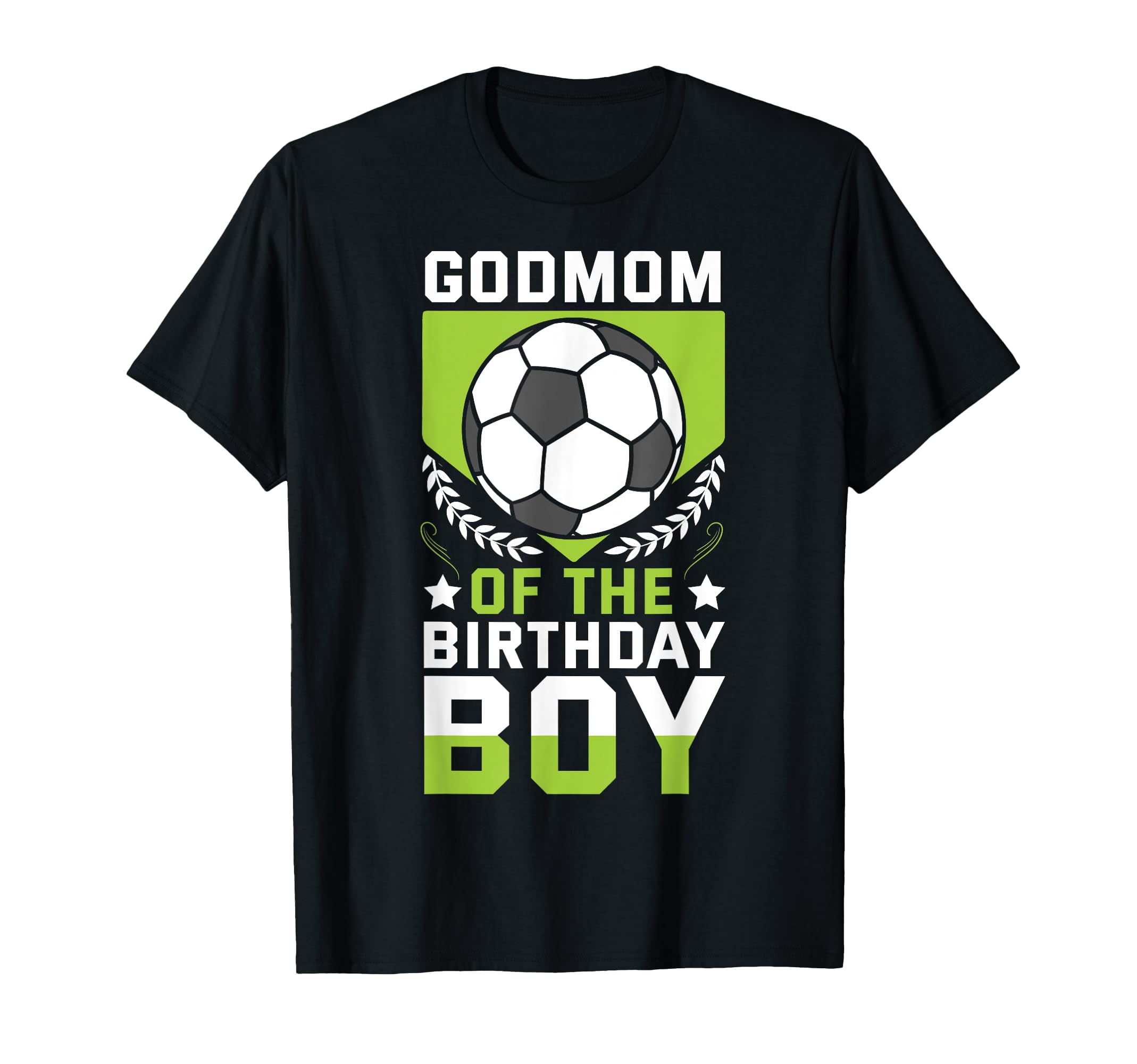 Godmom Birthday Soccer Player Bday T-Shirt - Minimalist Print Men Women