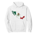 Mexico Flag Mexican Hispanic Pride Hoodie - Custom Art Print Men Women
