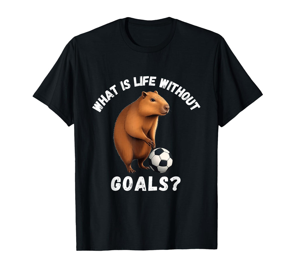 Cappy Funny Soccer Capybara Football T-Shirt - Streetwear Style Men Women