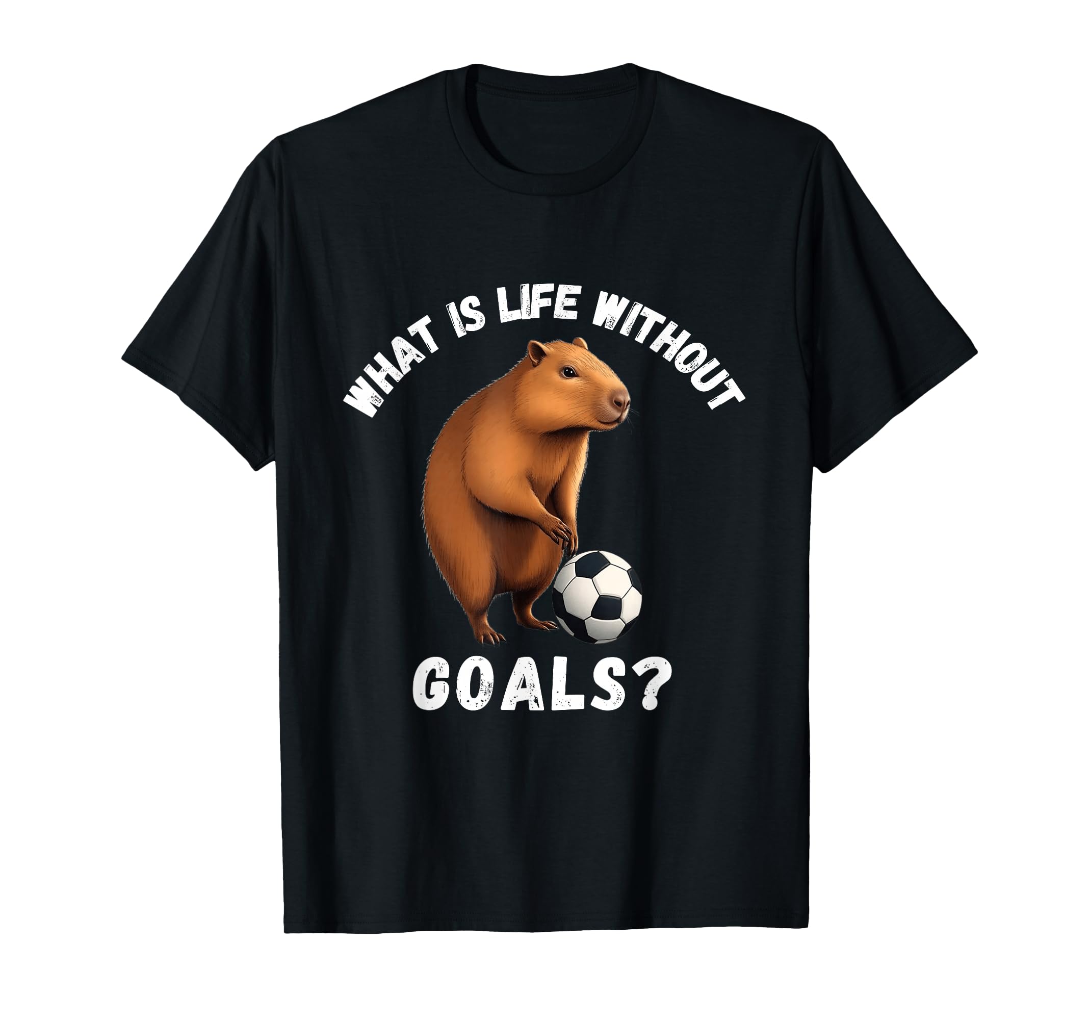 Cappy Funny Soccer Capybara Football T-Shirt - Streetwear Style Men Women