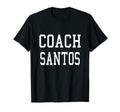 Coach Santos Custom Football Soccer T-Shirt - Streetwear Style for Adults