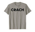 Soccer Coach Trainer Distressed T-Shirt - Minimalist Print Men Women