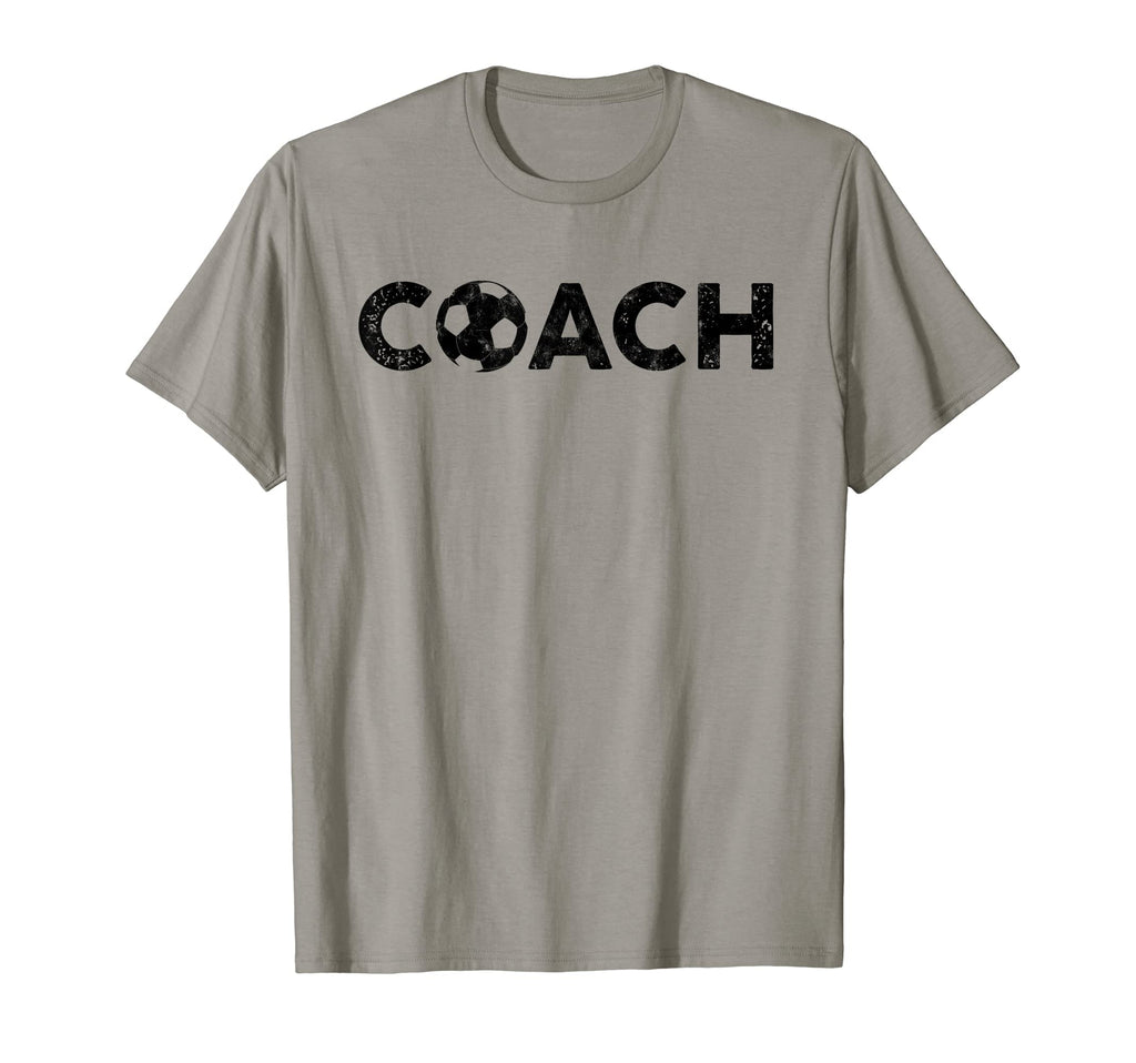 Soccer Coach Trainer Distressed T-Shirt - Aesthetic Graphic Unisex