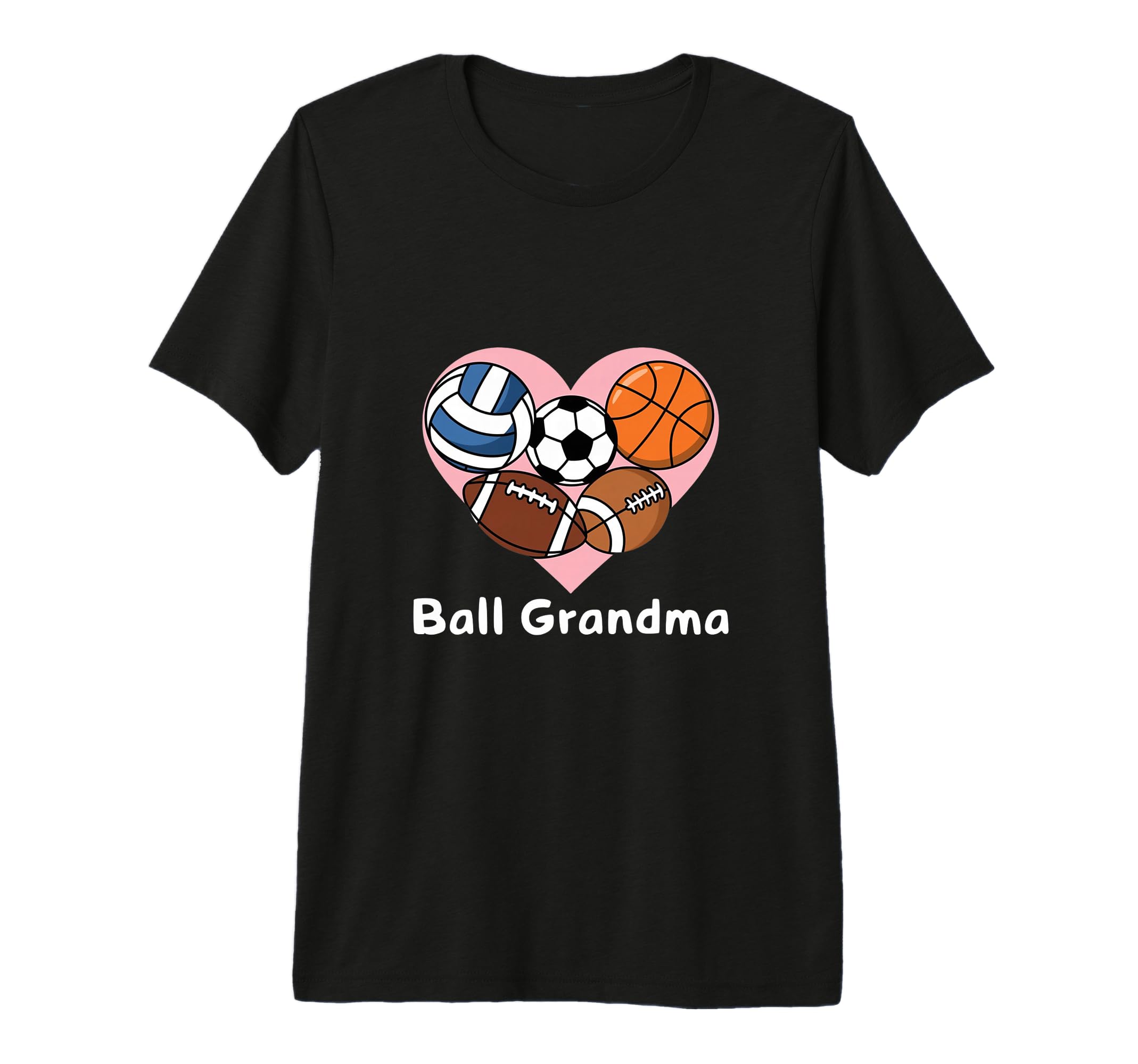 Ball Grandma Funny Soccer Football T-Shirt - Graphic Print Men Women