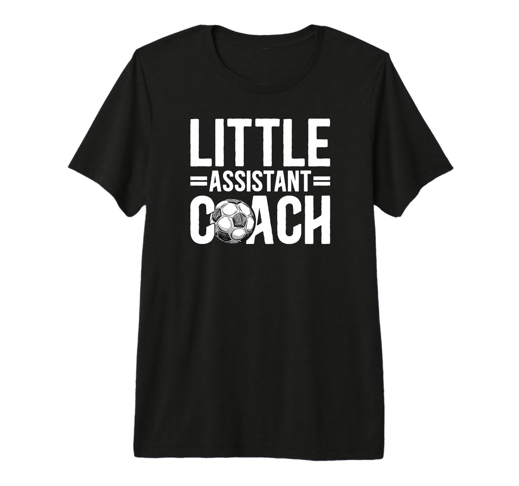 Little Assistant Coach Soccer Assistant T-Shirt - Graphic Print Men Women