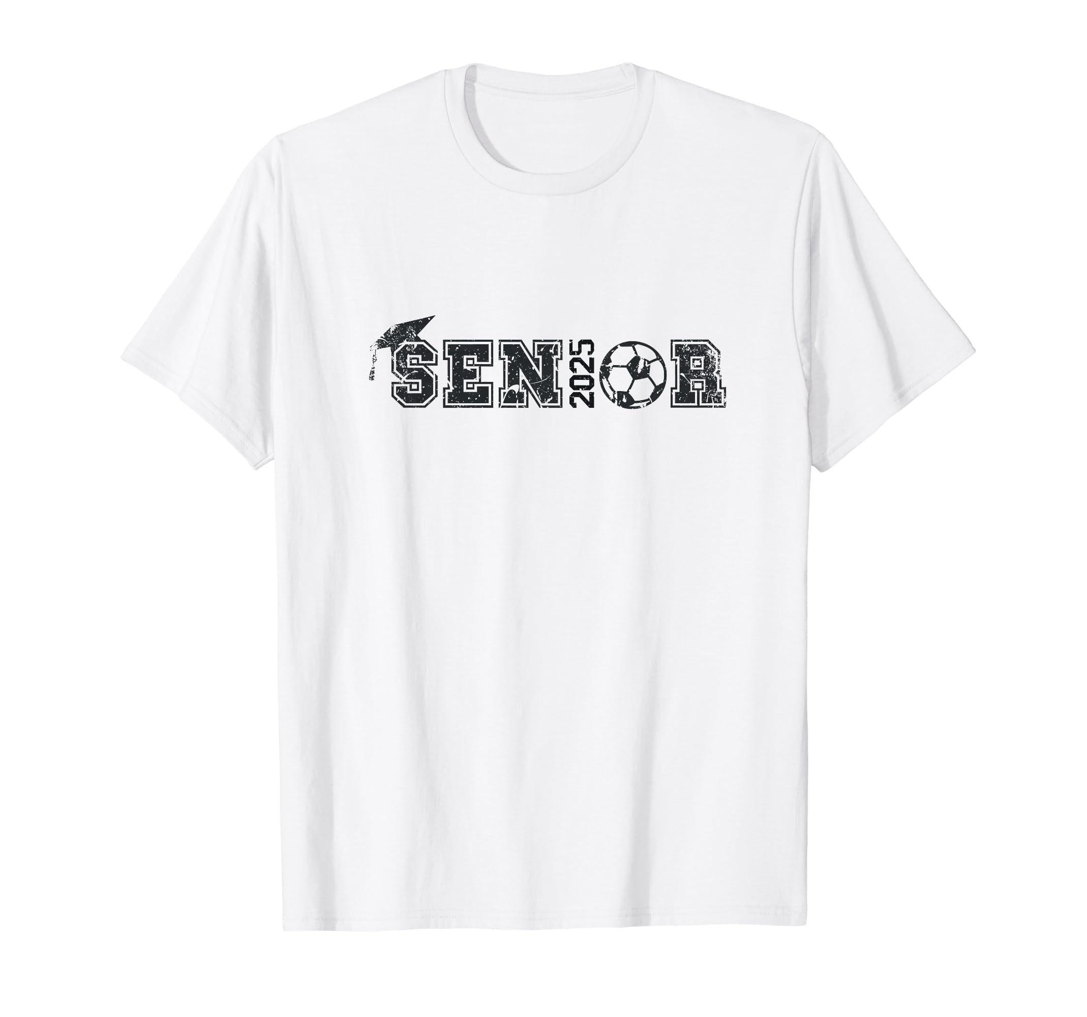 Class 2025 Senior Soccer T-Shirt - Minimalist Print Men Women