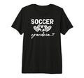 Soccer Grandma Leopard Tri Blend T-Shirt - Novelty Apparel Men Women