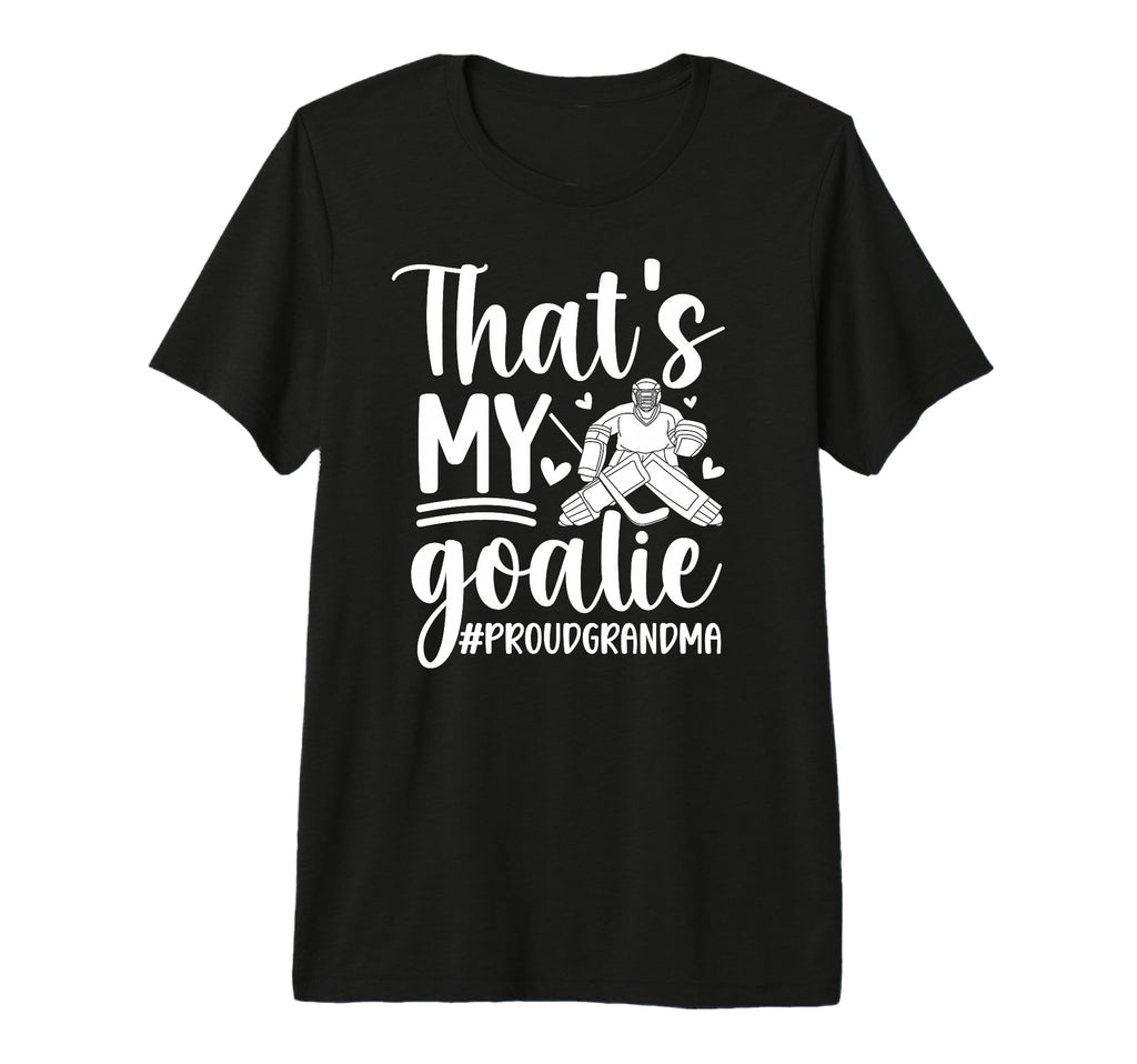 Proud Hockey Goalkeeper Grandma Hockey T-Shirt - Streetwear Style Unisex