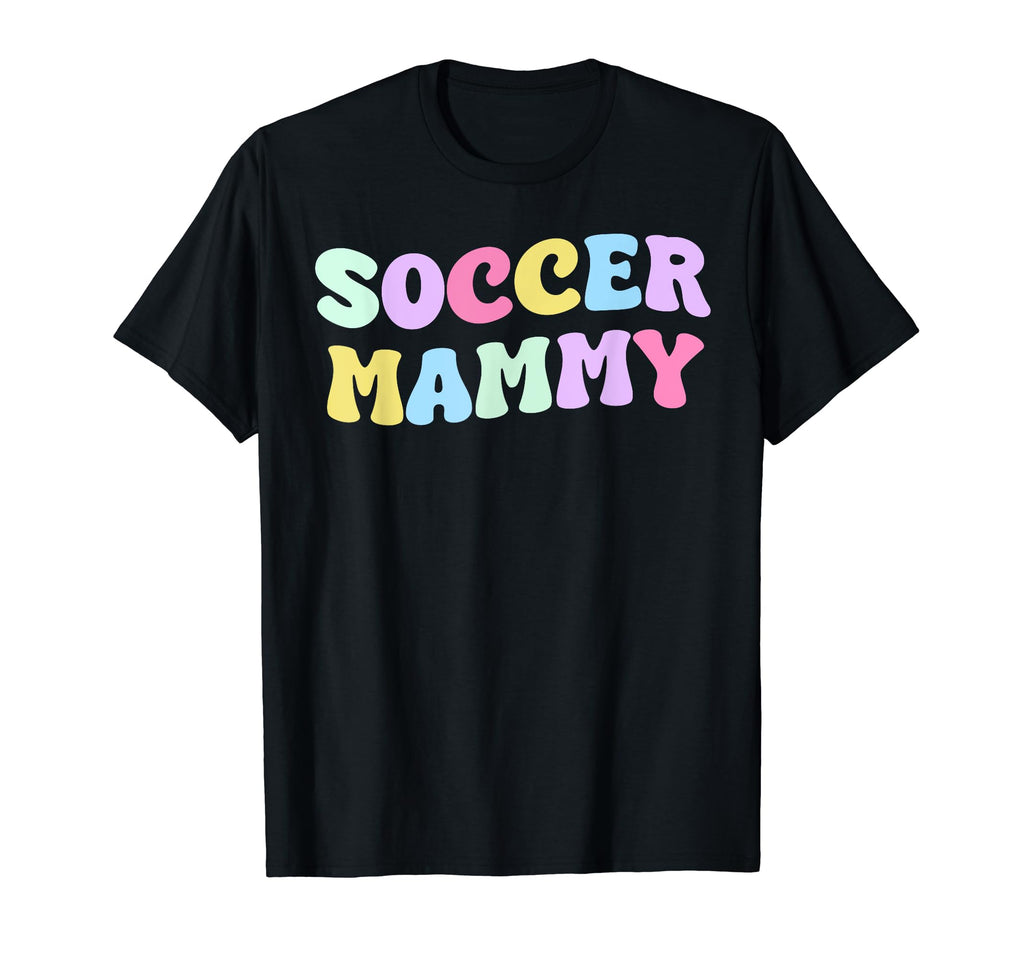 Groovy Mommy Soccer Sports Loving T-Shirt - Casual Everyday Wear Men Women