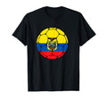 Ecuador Soccer Ball Flag Jersey Ecuadorian T-Shirt - Graphic Print Unisex