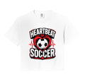 Football Collection Soccer Heartbeat T-Shirt - Trendy Graphic Men Women
