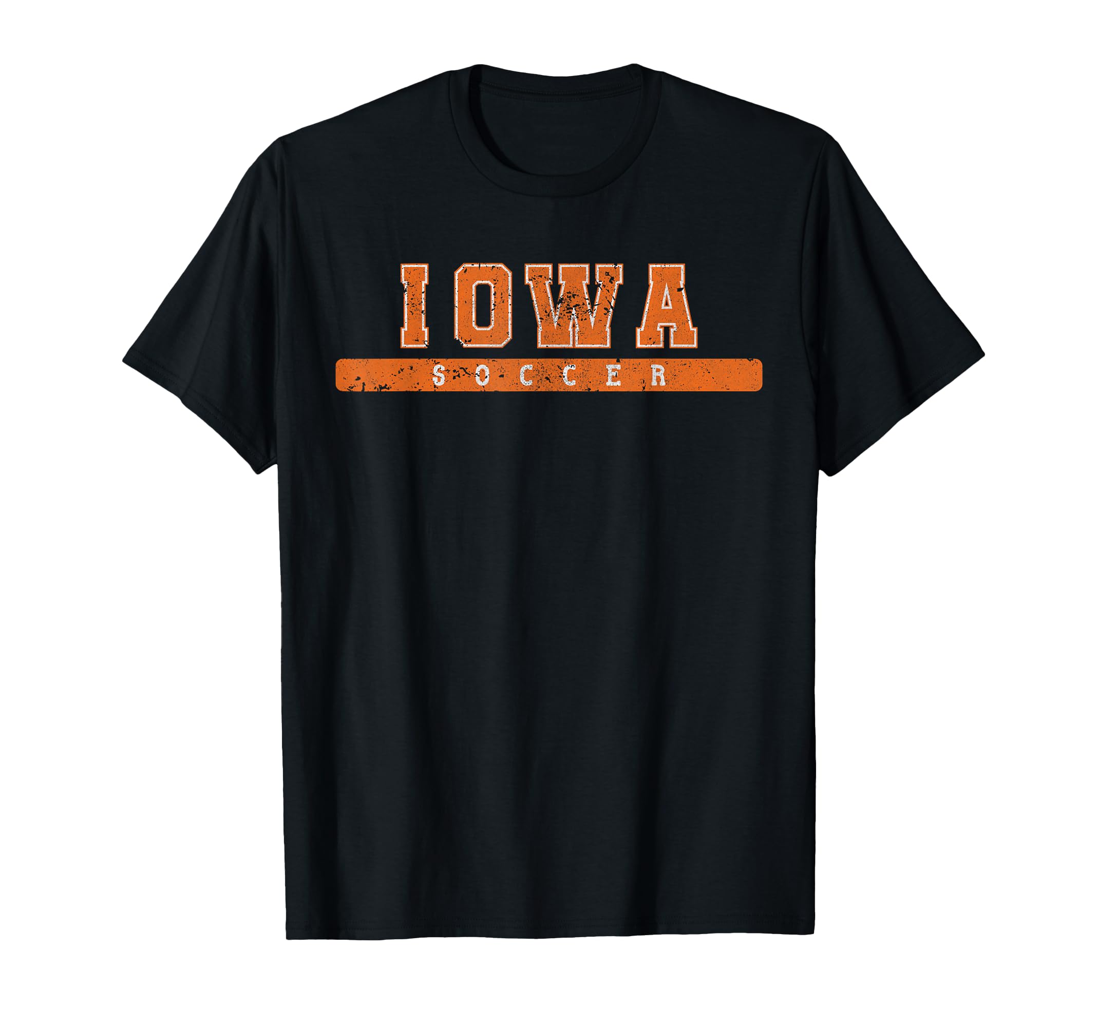Iowa Soccer Tees Tanks Tops T-Shirt - Custom Art Print for Adults
