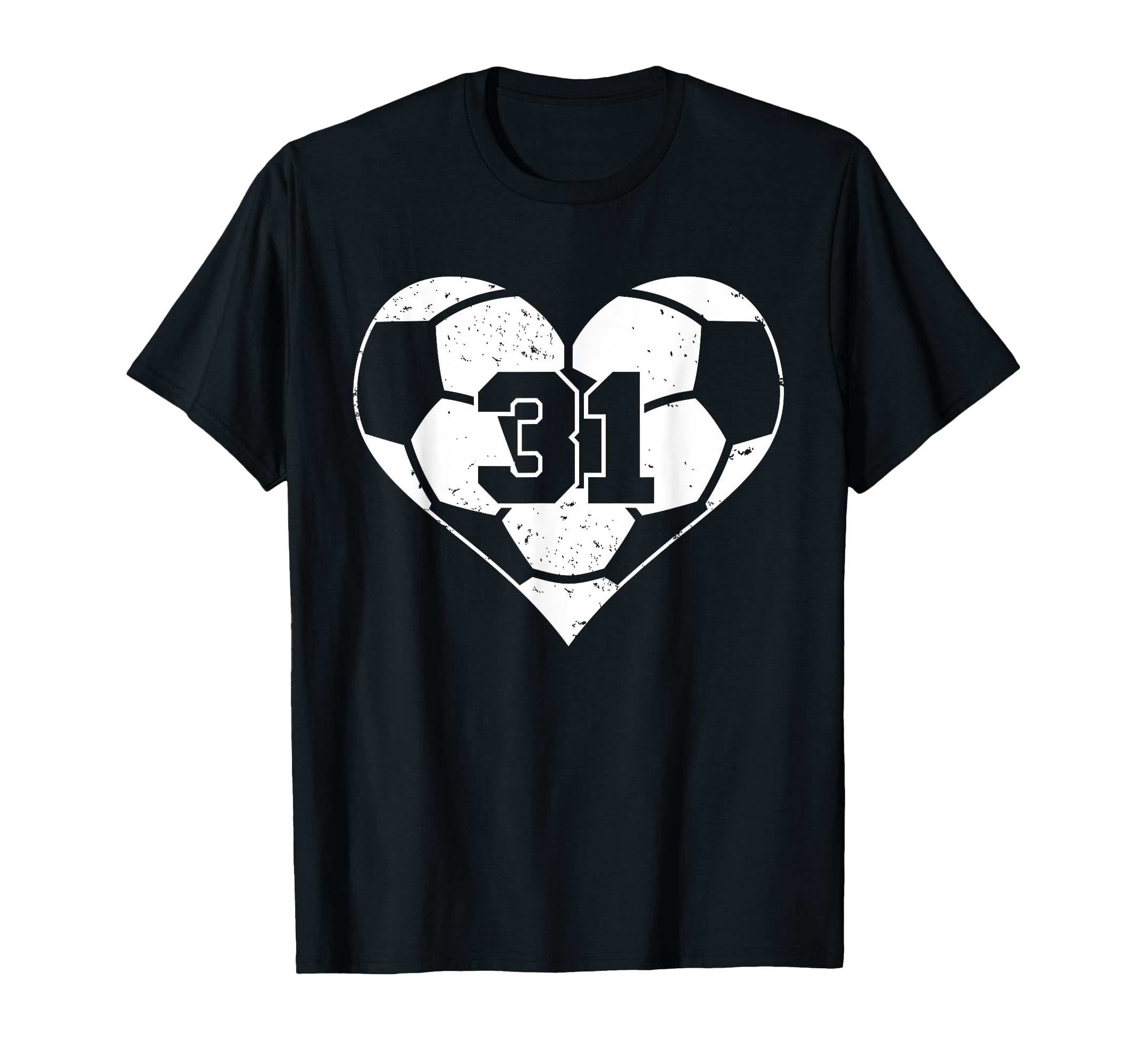Soccer Number 31 Jersey Funny Soccer T-Shirt - Custom Art Print Unisex