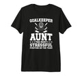 Funny Hockey Goalkeeper Aunt Hockey T-Shirt - Minimalist Print for Adults