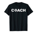 Soccer Coach Coaching Staff Soccer T-Shirt - Minimalist Print for Adults