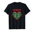 My Heart Is That Field Soccer Fan T-Shirt - Casual Everyday Wear Men Women