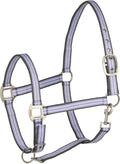 HORZE Adepto Adjustable Horse Halter | Soft, Durable Polyester - Languid Lavender Purple - Pony