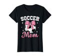 Soccer Mom Coquette Bow Soccer Mom T-Shirt - Trendy Graphic for Adults
